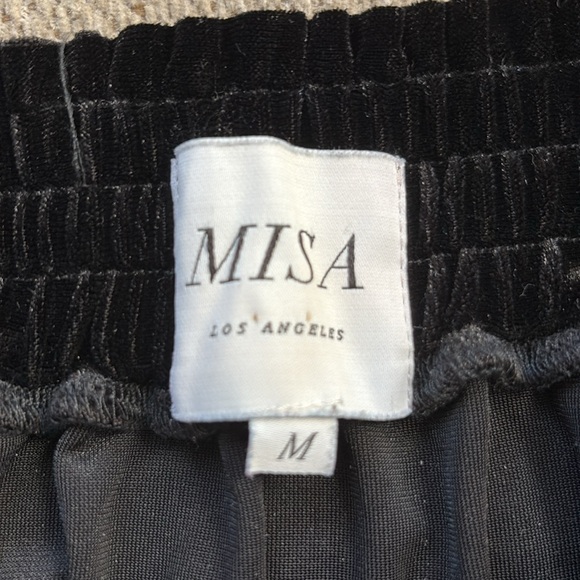 Misa Marion Black Velvet Skirt - Picture 5 of 5